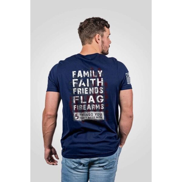Nine Line 5 Things Short Sleeve Shirt Midnight Navy L - Precision Shot Firearms