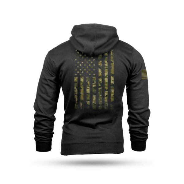 Nine Line American Camo Hooded Sweatshirt Black XL - Precision Shot Firearms
