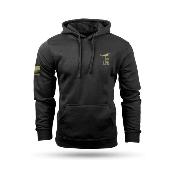Nine Line American Camo Hooded Sweatshirt Black XL - Precision Shot Firearms