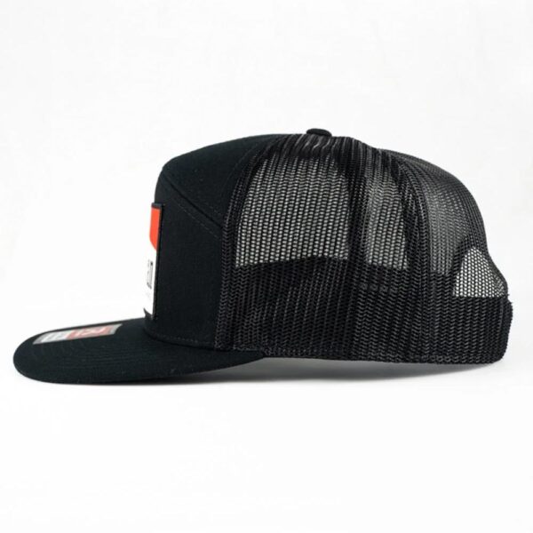 Nine Line American 7-Panel Richardson Trucker Hat Black - Precision Shot Firearms