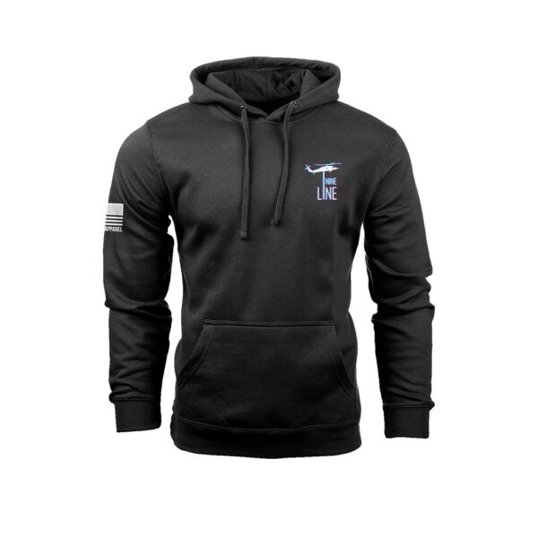 Nine Line Belt Fed Hooded Sweatshirt Black S - Precision Shot Firearms