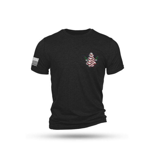 Nine Line Cake Tree Triblend Short Sleeve Shirt Black M - Precision Shot Firearms