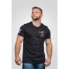 Nine Line I Stand Behind Those Who Serve Short Sleeve Shirt Black S - Precision Shot Firearms