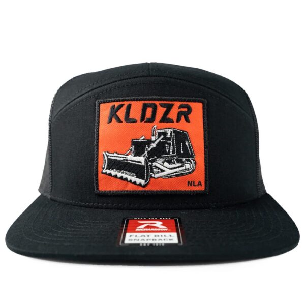 Nine Line Killdozer 7-Panel Richardson Trucker Hat Black - Precision Shot Firearms
