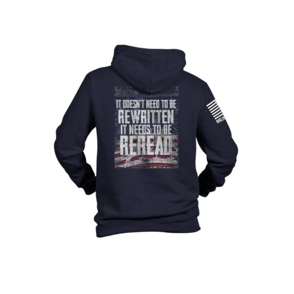 Nine Line Reread Not Rewritten Hoodie Navy S - Precision Shot Firearms