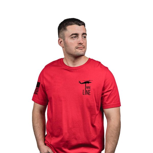 Nine Line Remember Everyone Deployed Short Sleeve Shirt Red M - Precision Shot Firearms