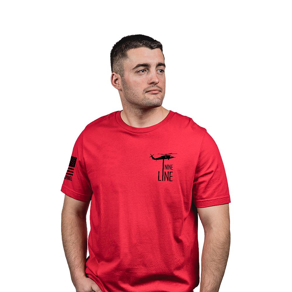 Nine Line Remember Everyone Deployed Short Sleeve Shirt Red XL - Precision Shot Firearms