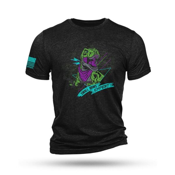 Nine Line T-Rex Short Sleeve Shirt Black Triblend S - Precision Shot Firearms