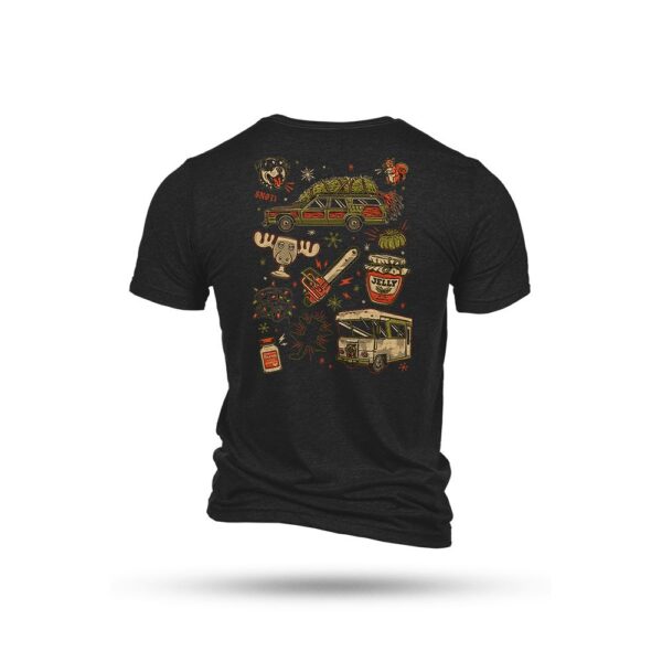 Nine Line X-Mas Vacay Short Sleeve Shirt Charcoal Black XL - Precision Shot Firearms
