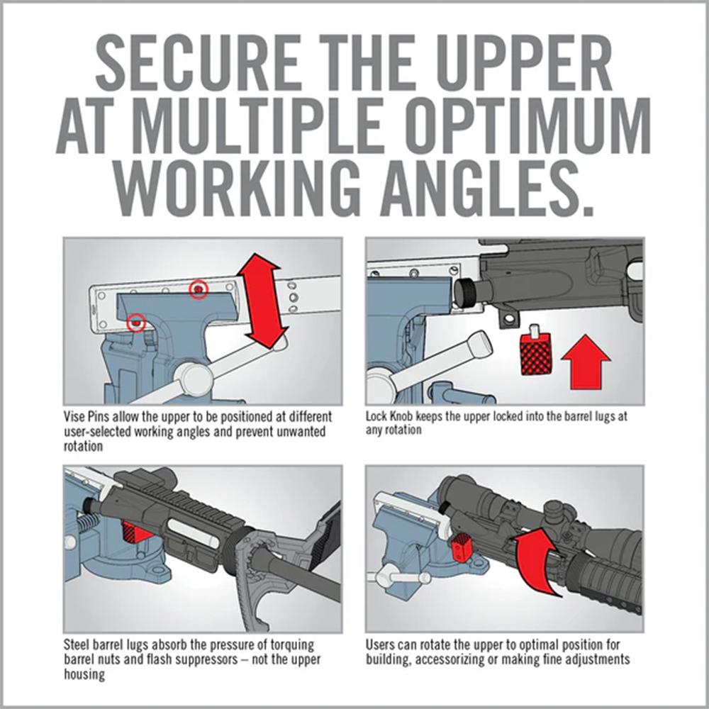 Real Avid Lug-Lok Upper Vise Block - AR-10 - Precision Shot Firearms