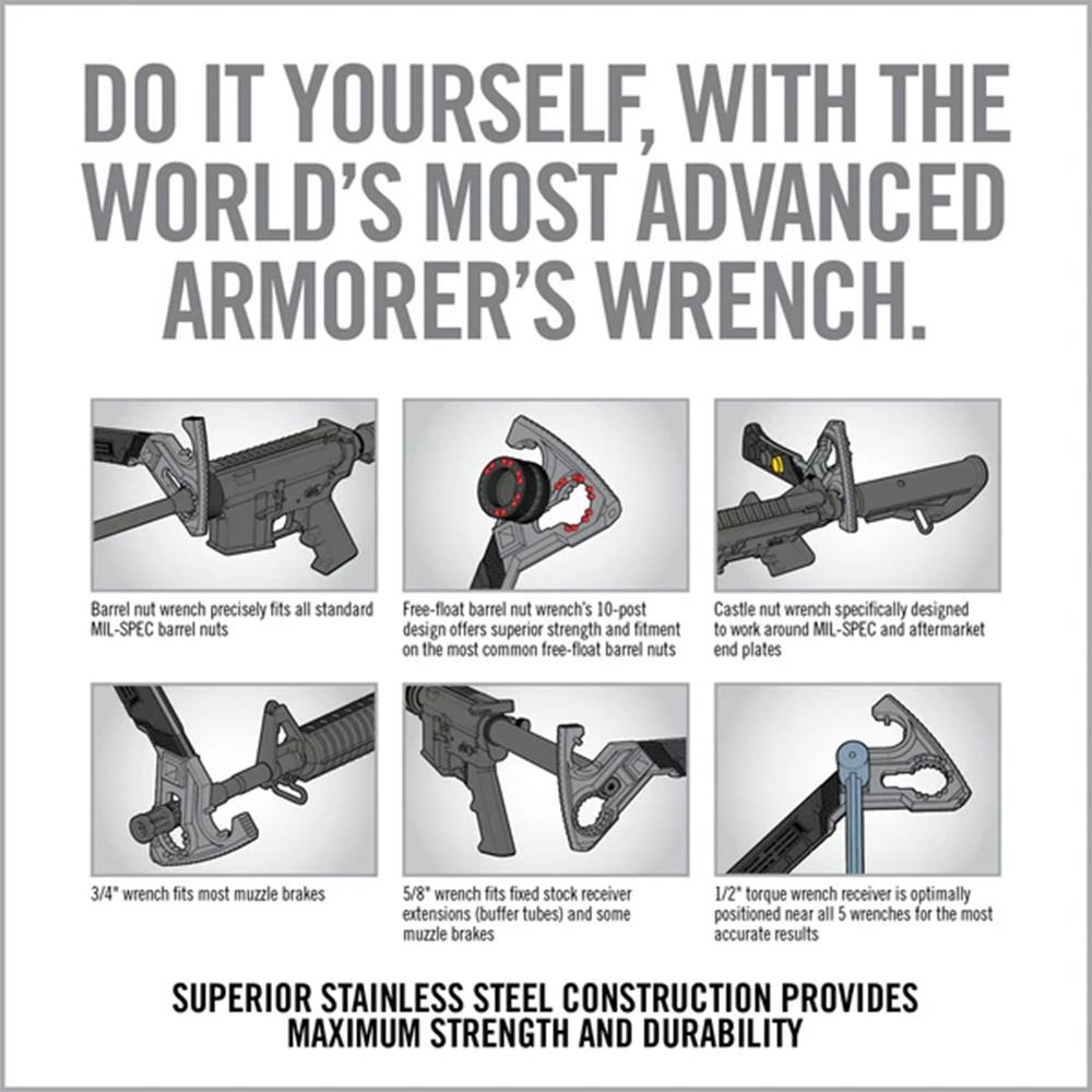 Real Avid Armorer's Master Wrench - Precision Shot Firearms