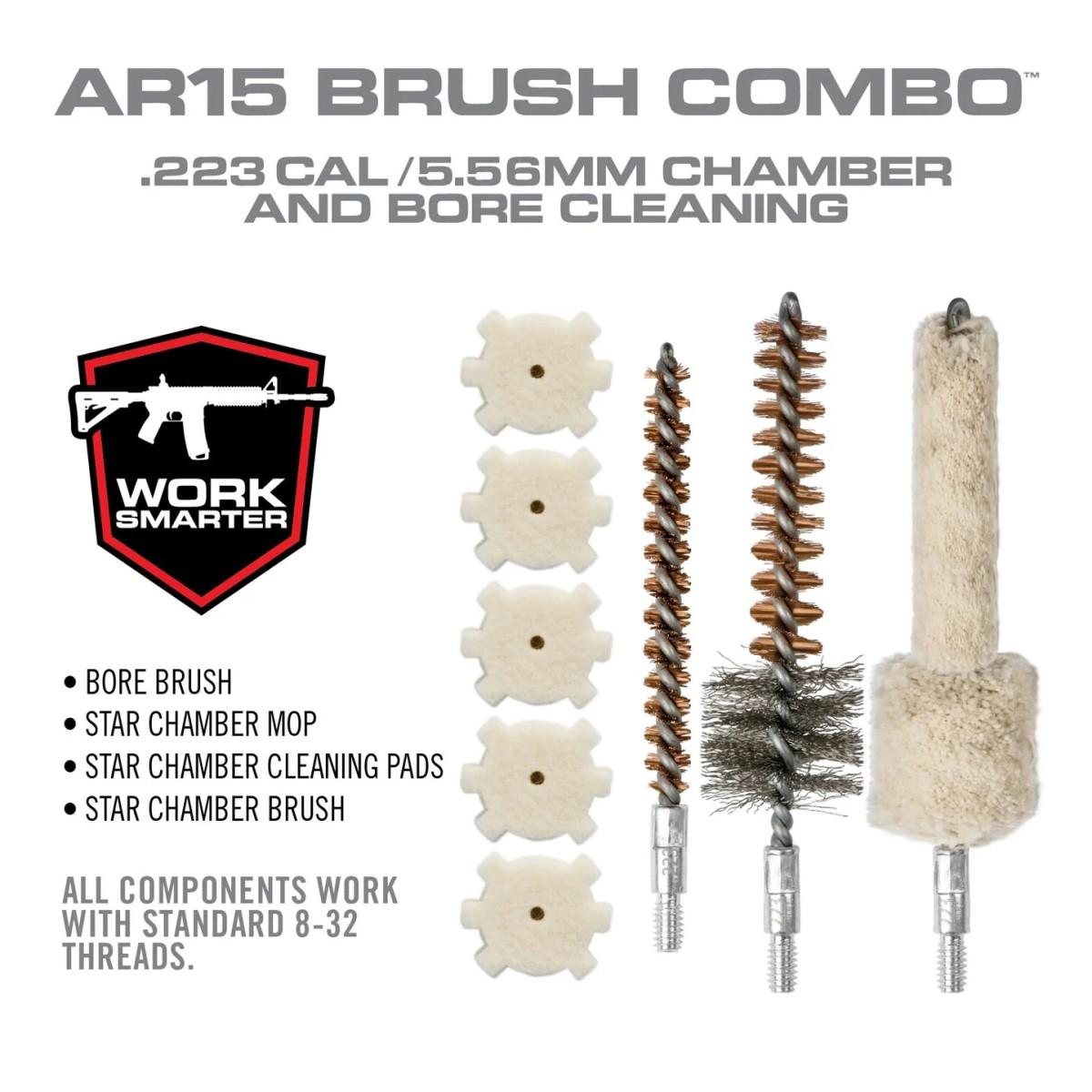 Real Avid AR15 Chamber Brush Combo - Precision Shot Firearms