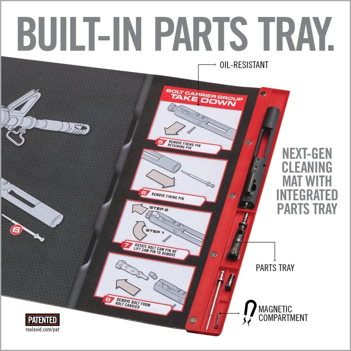 Real Avid AR15 Smart Cleaning Mat - Precision Shot Firearms