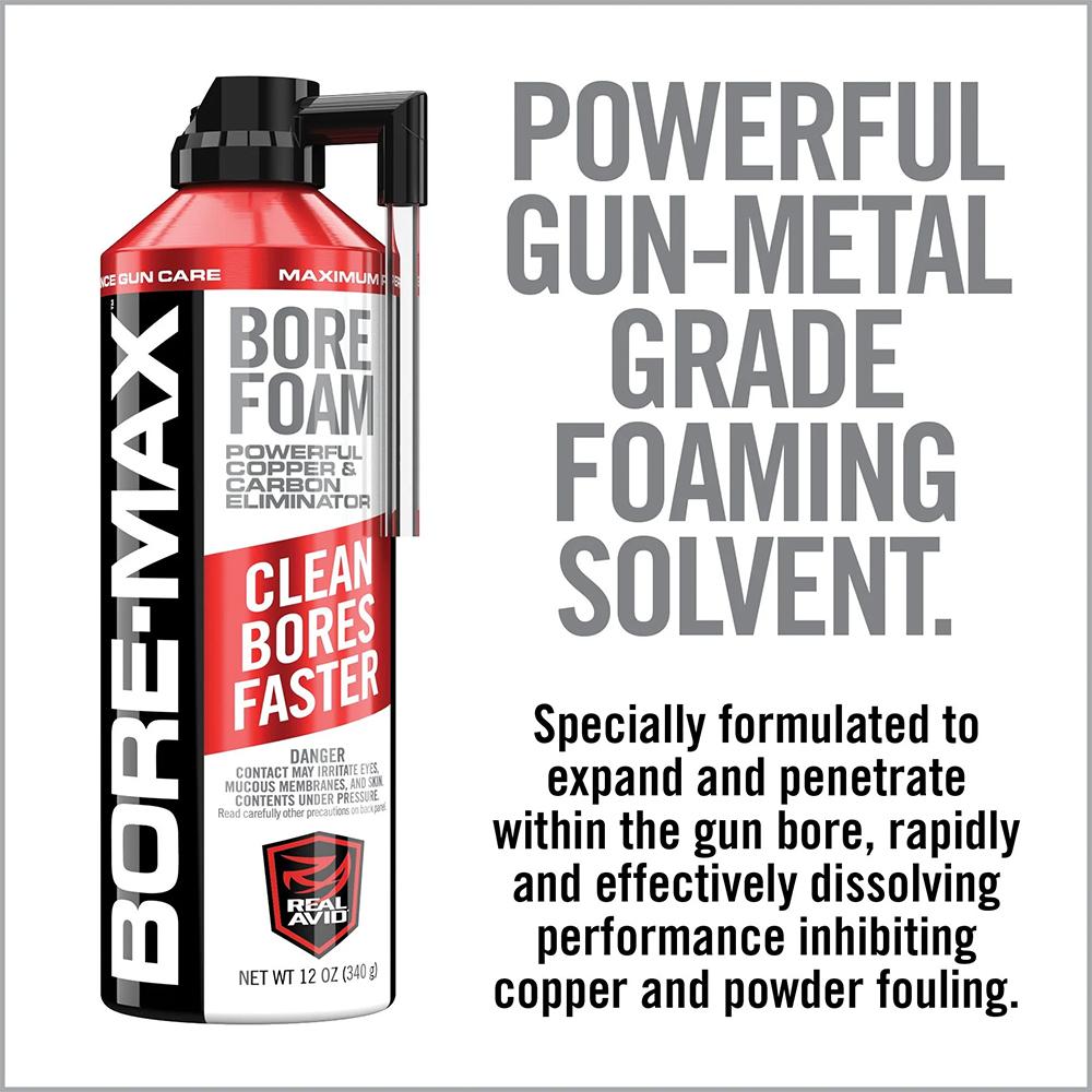 Real Avid Bore-Max Bore Foam 12 oz Aerosol - Precision Shot Firearms