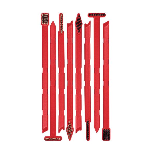 Real Avid Smart Brushes Scrubber Gun Brushes with Integrated Scrapers 8/ct - Precision Shot Firearms