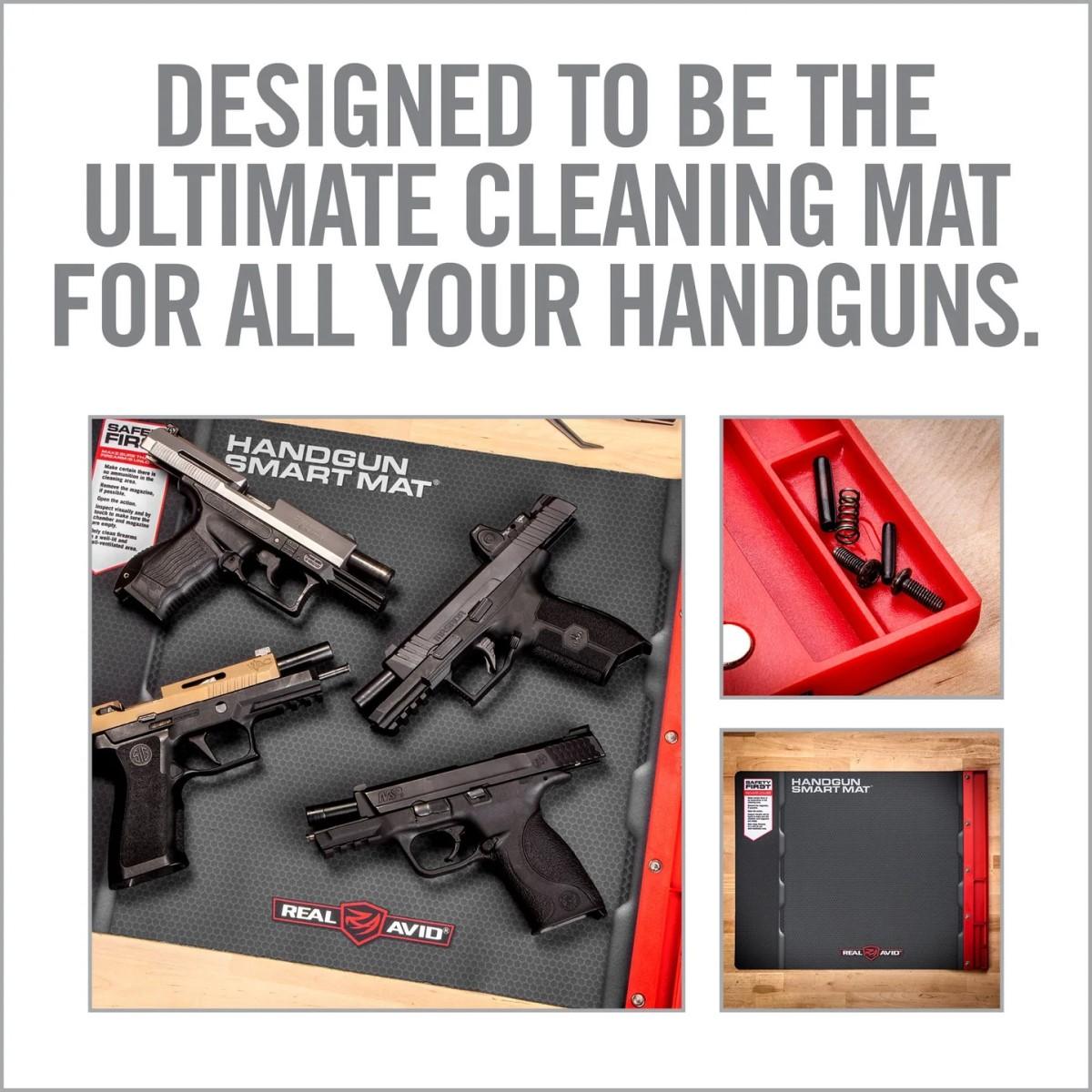 Real Avid Handgun Smart Cleaning Mat - Precision Shot Firearms