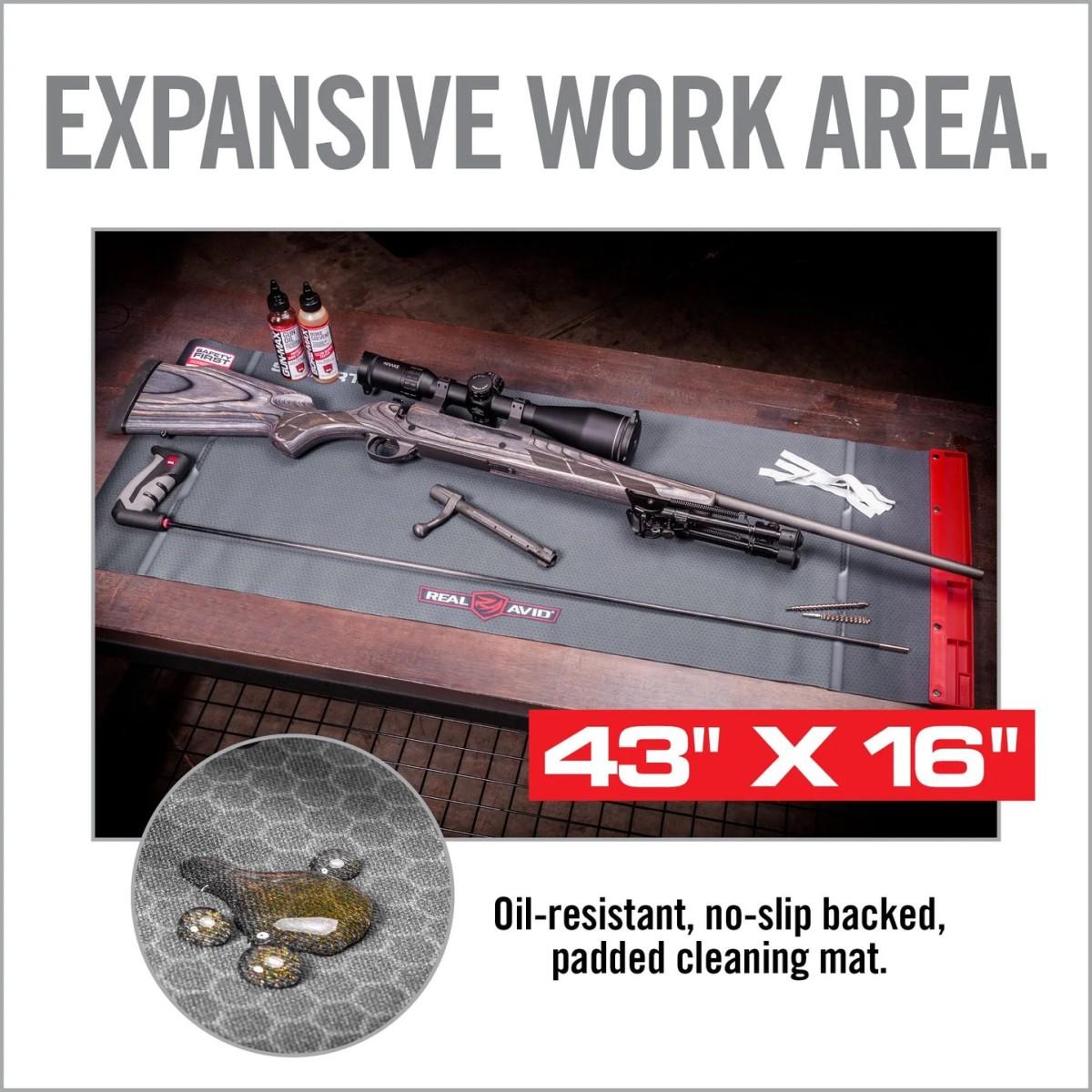 Real Avid Universal Smart Cleaning Mat - Precision Shot Firearms