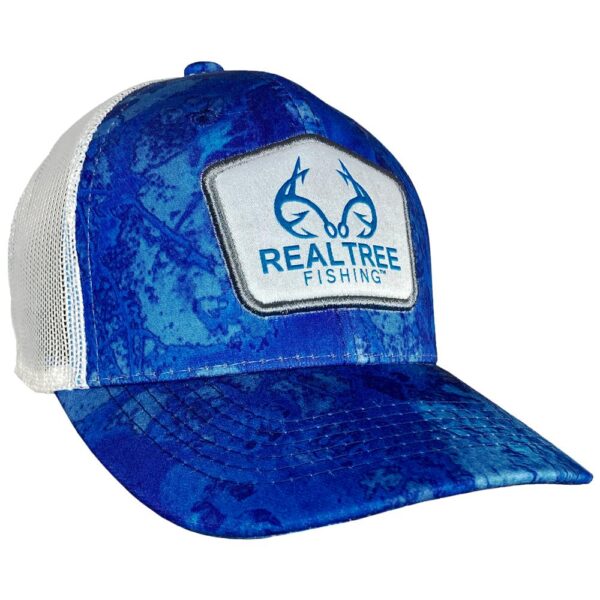 Outdoor Cap Realtree Fishing Wav3/White Mesh Back w/Woven Realtree label - Precision Shot Firearms