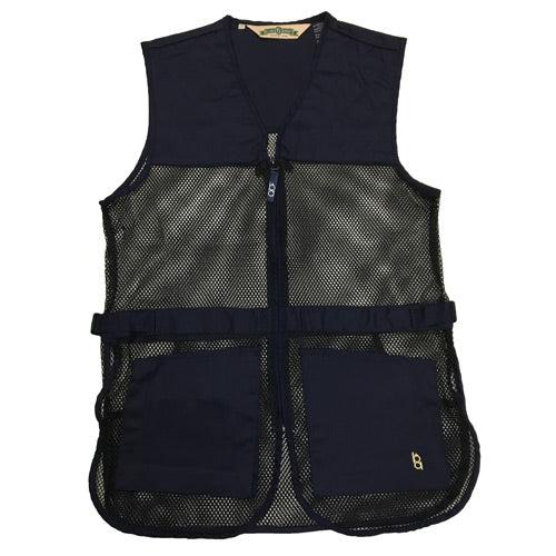 Bob Allen Full Mesh Dual Pad Shooting Vest Navy Blue 2XL - Precision Shot Firearms