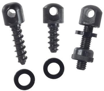Outdoor Connection Swivel Base 3-Piece Screw Set - Black - Precision Shot Firearms