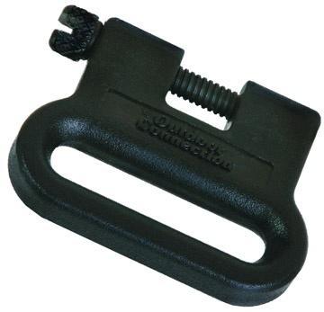 Outdoor Connection The Brute E-Z Detachable Sling Swivel - 1" Black - Precision Shot Firearms