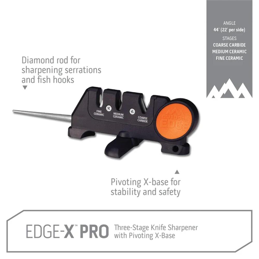Outdoor Edge Edge-X Pro 4-in-1 Knife Sharpener - Precision Shot Firearms