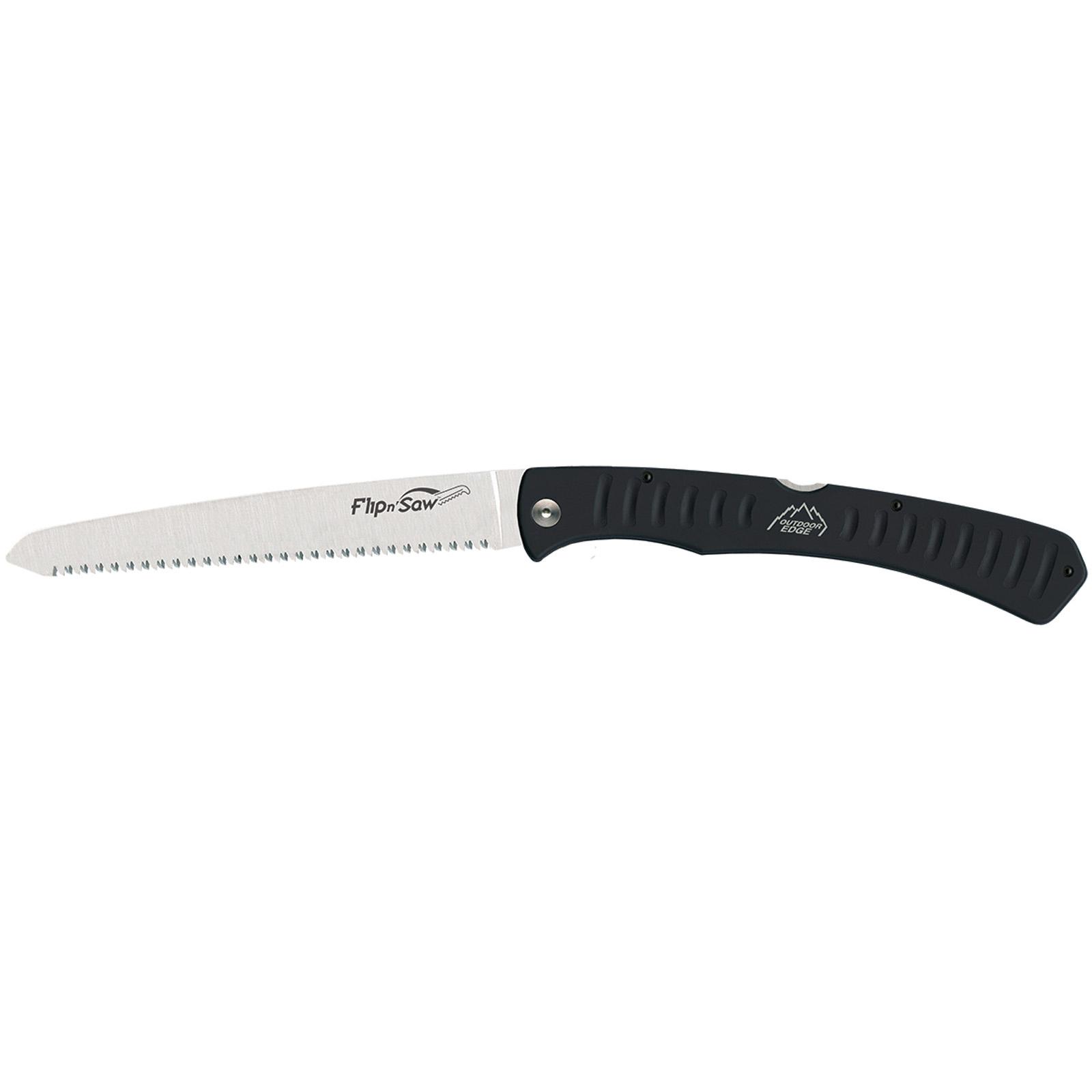 Outdoor Edge Flip'n Saw 7" Blade Black - Precision Shot Firearms