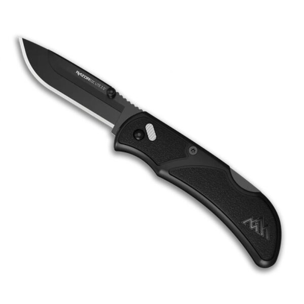 Outdoor Edge RazorEDC Lite Replaceable Blade Folding Knife 2-1/2" Drop Point Blade Black - Precision Shot Firearms