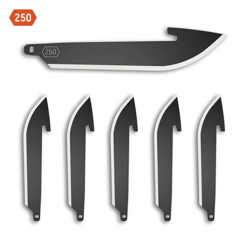 Outdoor Edge 2-1/2" Drop-Point Blade Pack 6/ct - Precision Shot Firearms
