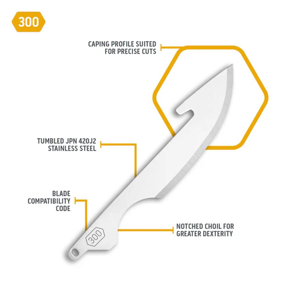 Outdoor Edge 3.0" Caping Blade Pack 6/ct - Precision Shot Firearms