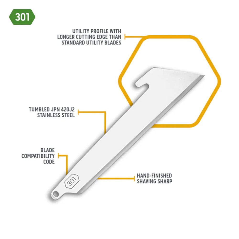 Outdoor Edge 3.0'' Utility Blade Pack 24/ct - Precision Shot Firearms