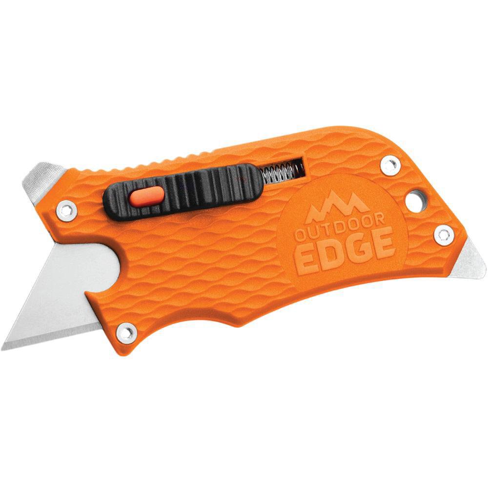 Outdoor Edge Slidewinder Utility Knife Orange - Precision Shot Firearms