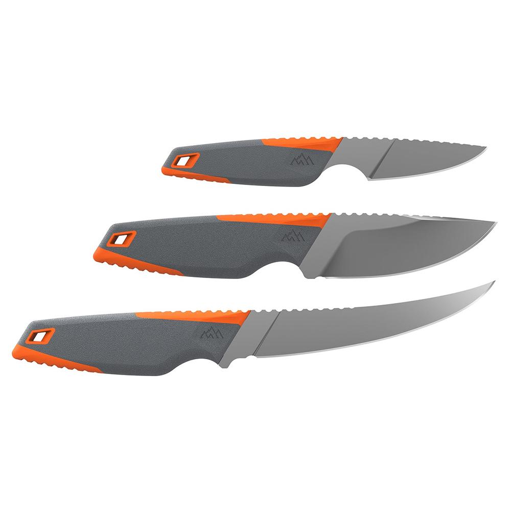 Outdoor Edge Vantex 4-Piece Roll Pack Knife Kit with 3 Blades - Precision Shot Firearms