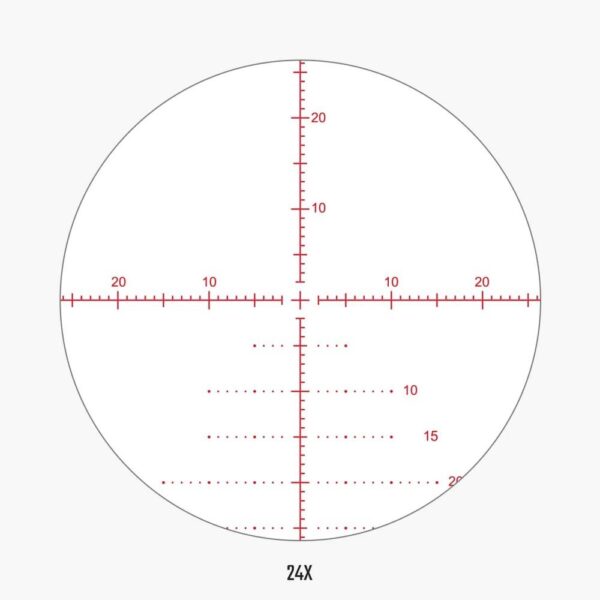 Athlon Argos BTR GEN2 Rifle Scope 6-24x50 30mm FFP APLR2 IR MOA Illum. Black - Precision Shot Firearms