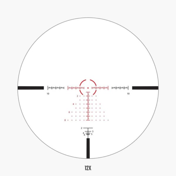 Athlon Helos BTR GEN2 Rifle Scope 2-12x42 30mm FFP AHMR2 IR MIL Illum. Black - Precision Shot Firearms