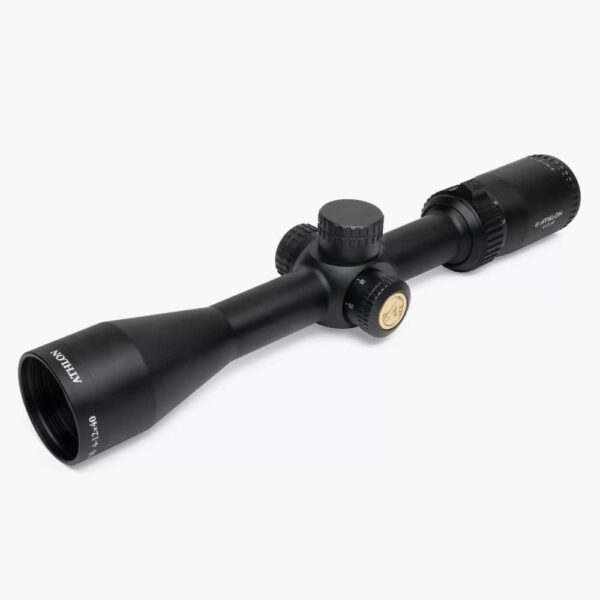 Athlon Neos Rifle Scope 4-12x40 1" SFP Center X MOA Non-Illum Black - Precision Shot Firearms
