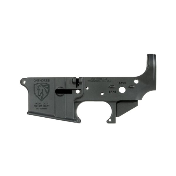 One Horse AR15 Stripped Lower Receiver Anodized - Precision Shot Firearms