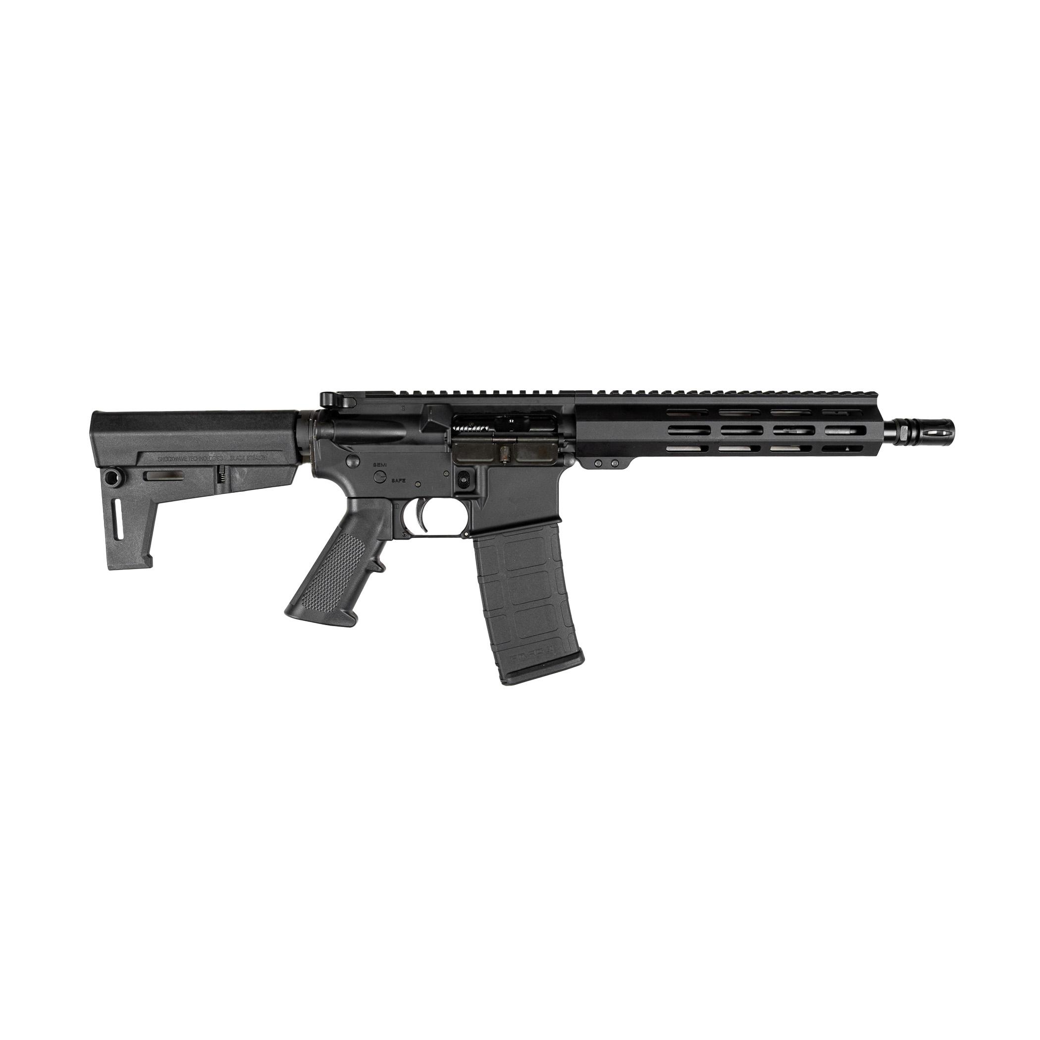 One Horse OH-15 Complete AR-15 Pistol .300 BLK 30rd Magazine 10.5" Barrel 9.25" M-LOK Handguard KAK Brace - Precision Shot Firearms