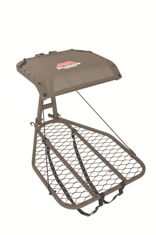 Millennium M50 Steel Leveling Hang-On Tree Stand With Footrest Includes Safe-Link 35' Safety Line - Precision Shot Firearms