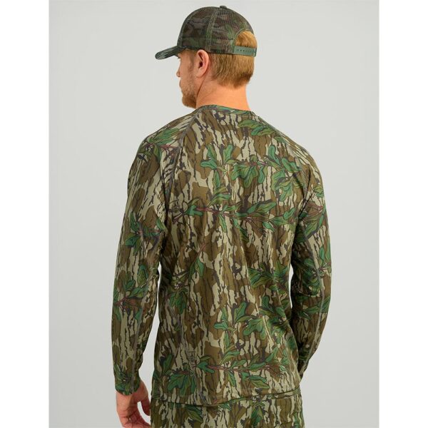 Nomad Mirage Long Sleeve Camo Crew Shirt Mossy Oak Greenleaf S - Precision Shot Firearms