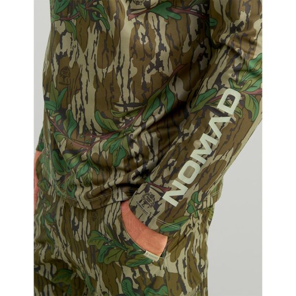 Nomad Mirage Long Sleeve Camo Crew Shirt Mossy Oak Greenleaf S - Precision Shot Firearms