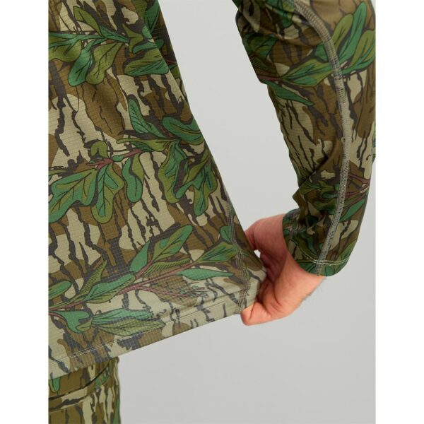 Nomad Mirage Long Sleeve Camo Crew Shirt Mossy Oak Greenleaf S - Precision Shot Firearms