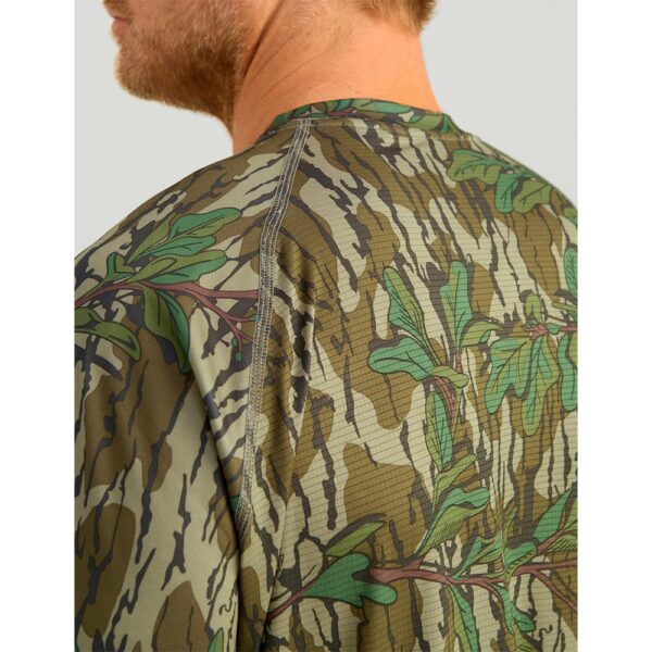 Nomad Mirage Long Sleeve Camo Crew Shirt Mossy Oak Greenleaf S - Precision Shot Firearms