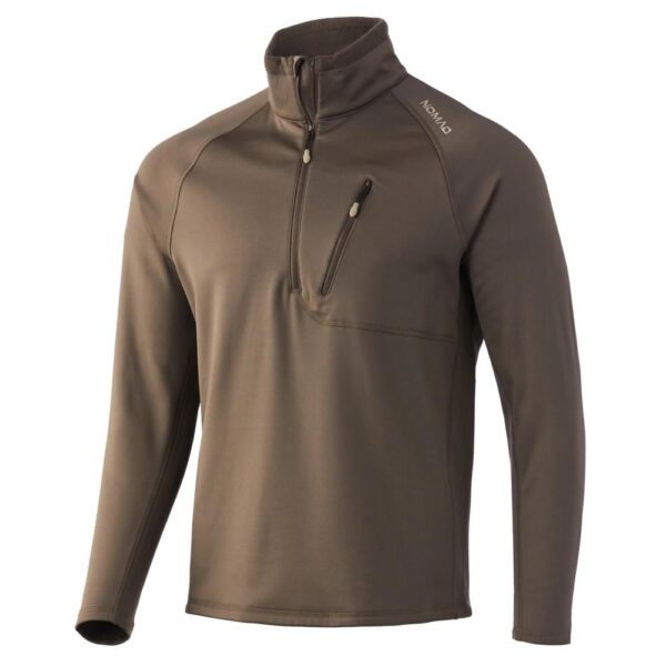 Nomad Utility Camo 1/2 Zip Long Sleeve Shirt Mud L - Precision Shot Firearms