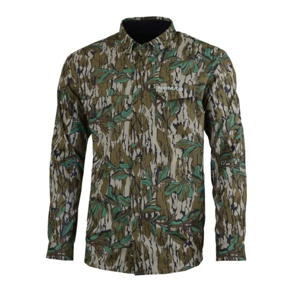 Nomad Stretch-Lite Long Sleeve Shirt Mossy Oak Greenleaf S - Precision Shot Firearms