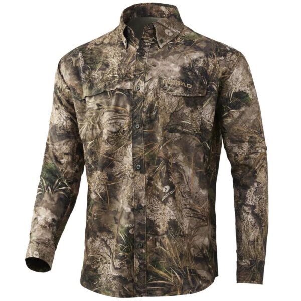 Nomad Stretch-Lite Long Sleeve Shirt Mossy Oak Migrate M - Precision Shot Firearms