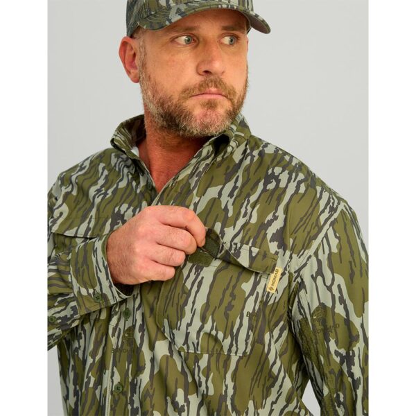 Nomad Ambush Camo Long Sleeve Shirt Mossy Oak Bottomland M - Precision Shot Firearms