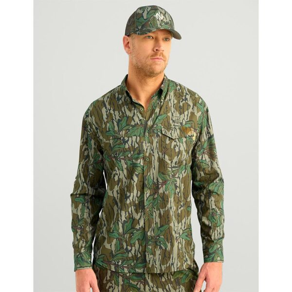 Nomad Ambush Camo Long Sleeve Shirt Mossy Oak Greenleaf M - Precision Shot Firearms