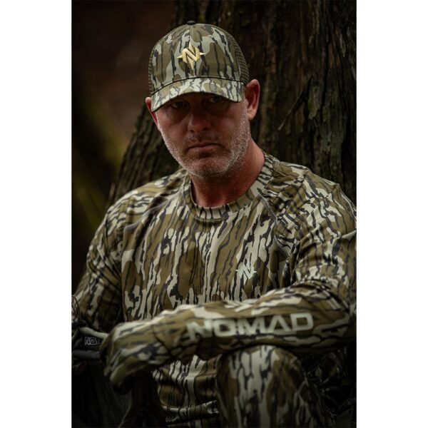 Nomad Assault Camo Trucker Hat Mossy Oak Bottomland - Precision Shot Firearms