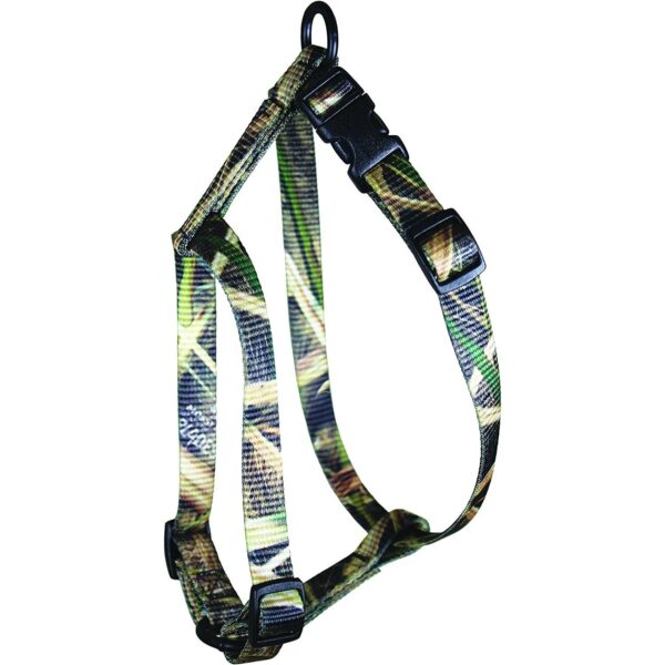 Omnipet Kwik Klip Adjustable Nylon Pet Harness 5/8" 1 Ply Mossy Oak Duck Blind Camo Small - Precision Shot Firearms